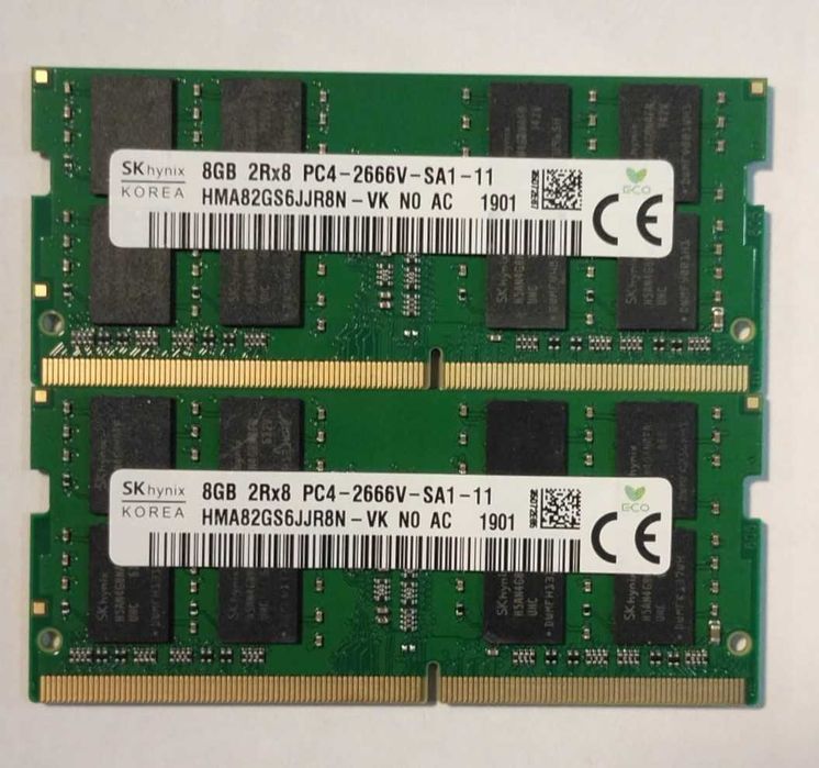 Memorie Laptop 2 x 8GB DDR4 2666, KIT 16GB DDR4 2666