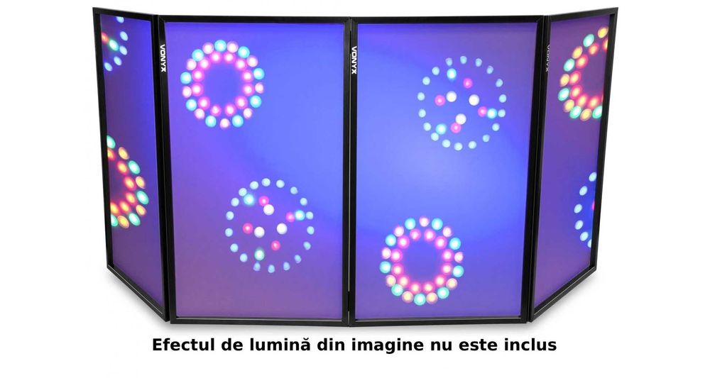 Ecran DJ pliabil Vonyx DB2, 120x70cm, SUPER OFERTĂ Black Friday!