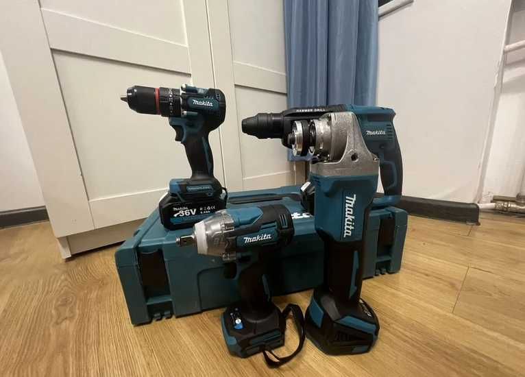 Набор инструментов 4в1 аккумуляторный makita