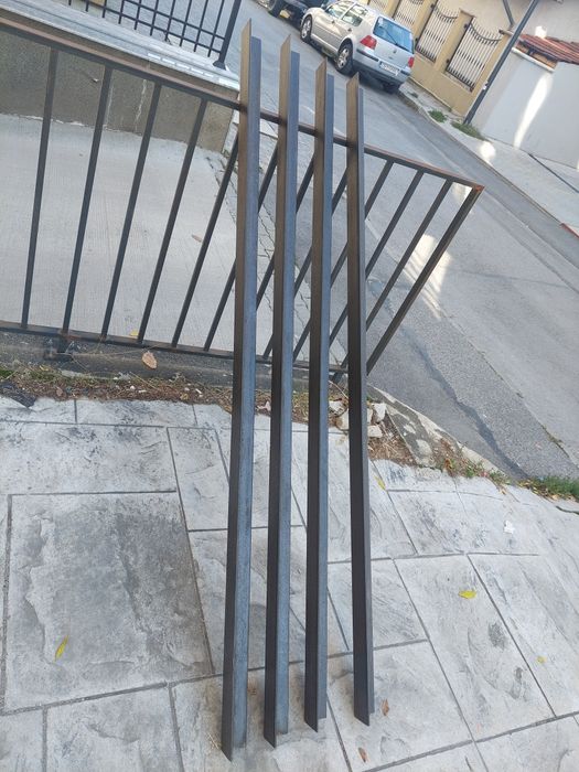 Нов , Г-образен стоманен винкел  70/70/6мм, 4 бр. по 2м.