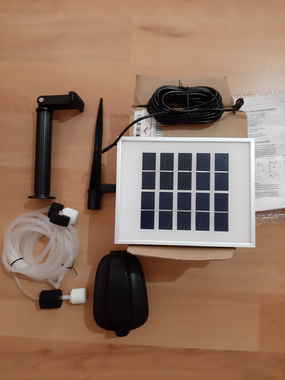 Accesorii acvariu cu panou solar NOU