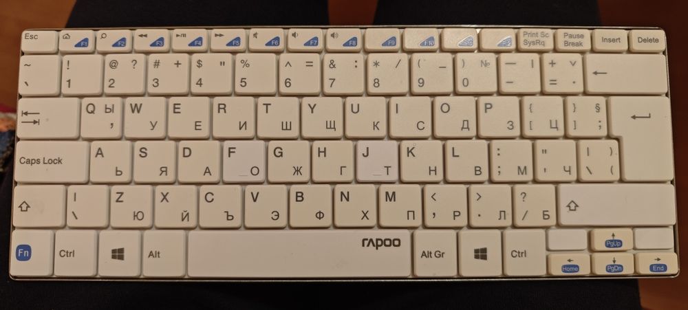 Клавиатура Rapoo Bluetooth Ultraslim E6300