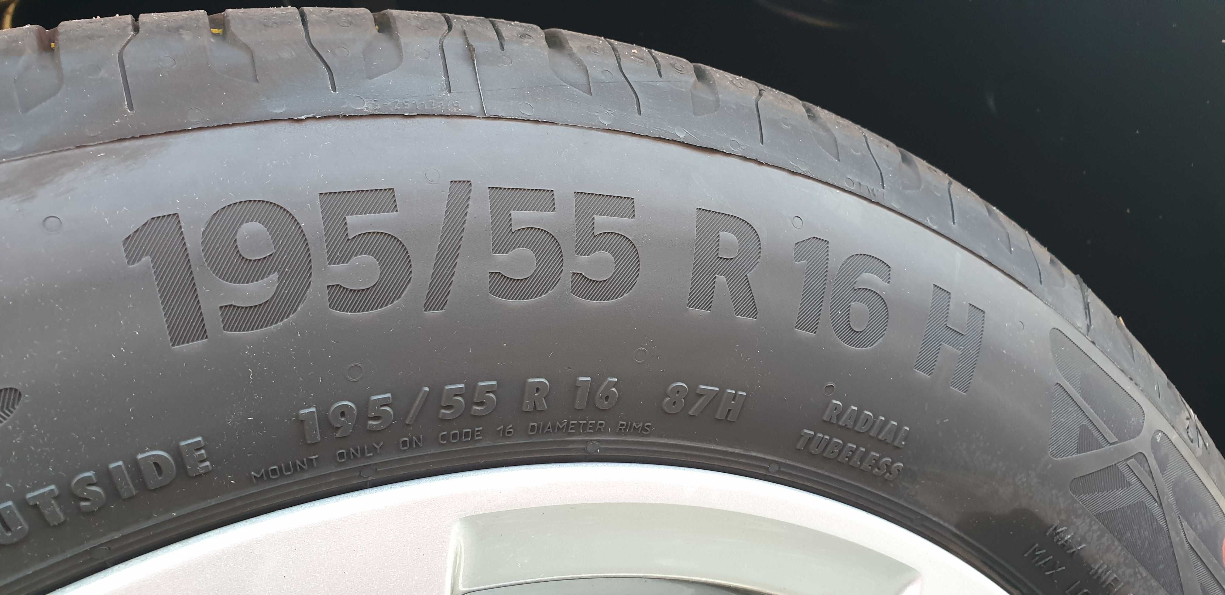 Set 4 x Anvelope Continental EcoContact 6 - 195/55 R16 87H