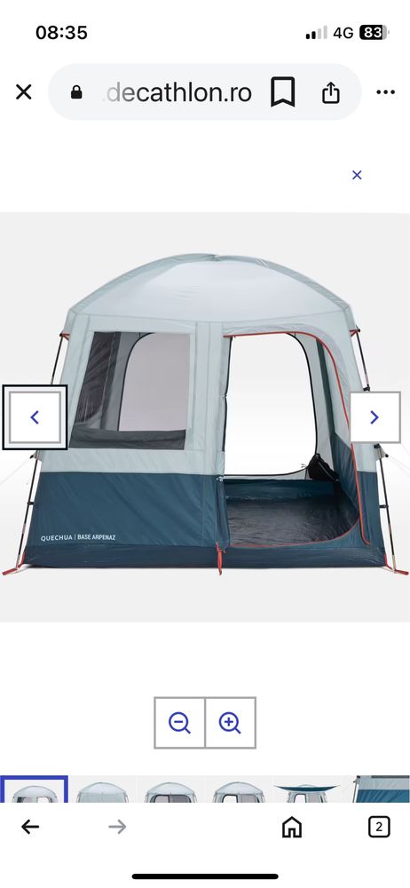 Cort camping 4 persoane