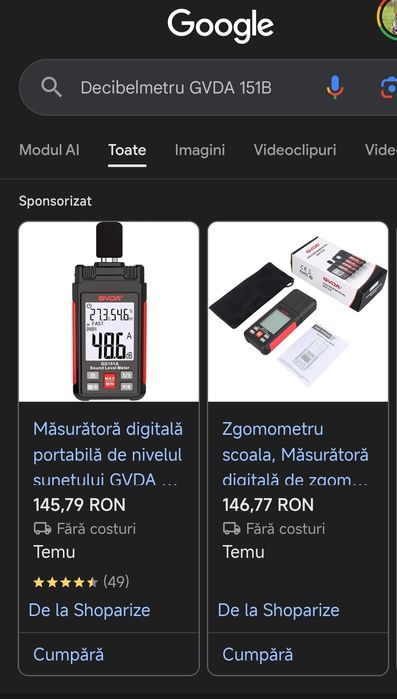 Vând decibelmetru digital, ca nou