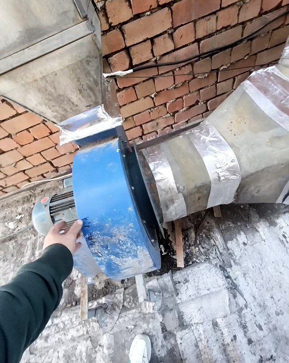 Ремонт и балансировка промышленной вытяжки