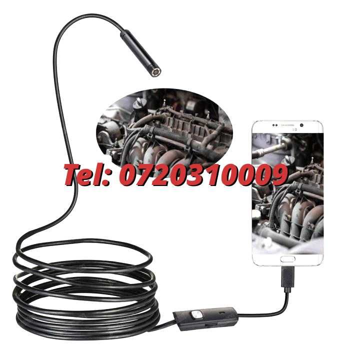 Camera Tip Endoscop 55mm 2m Pentru Android