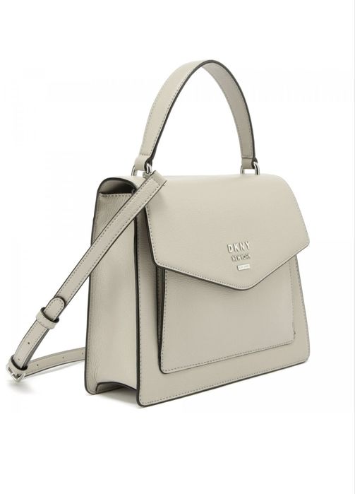 Оригинална дамска чанта естествена кожа DKNY