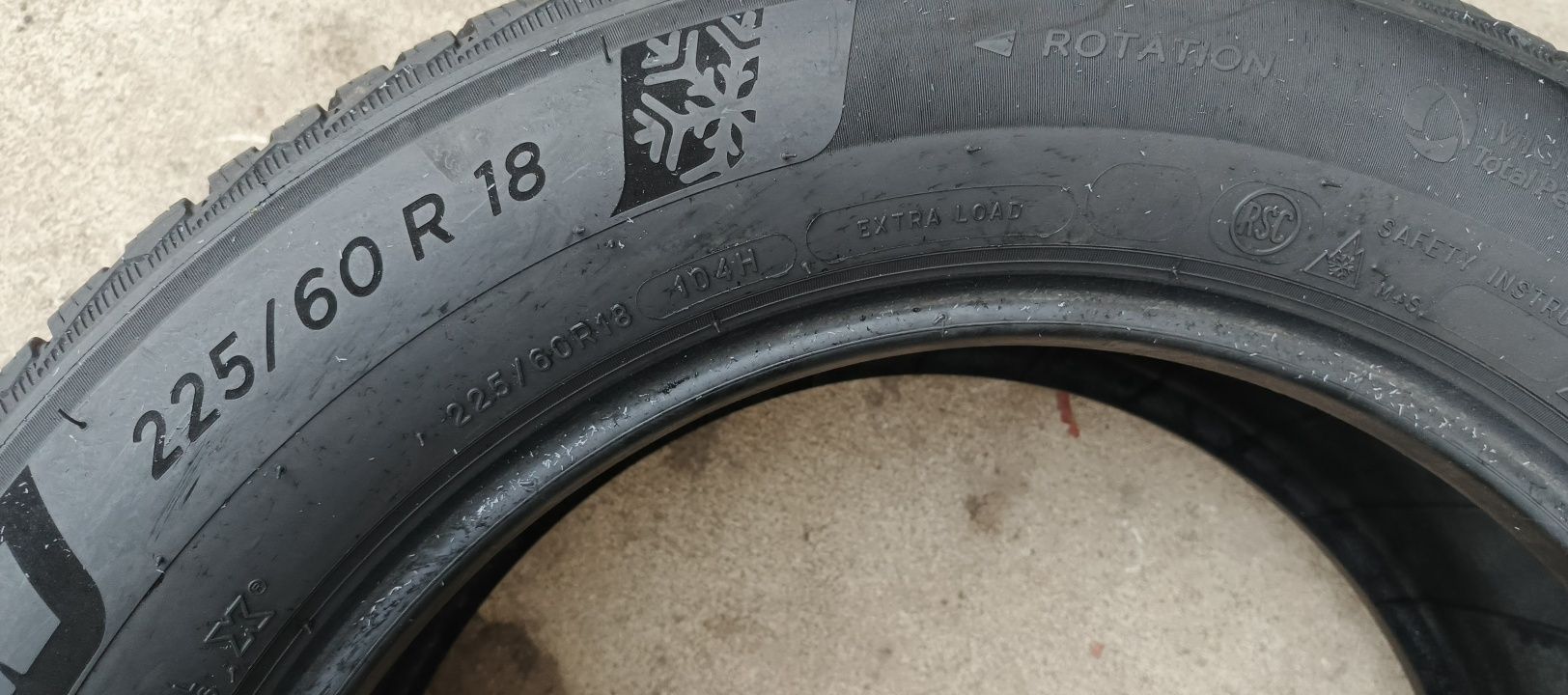 225.60.18 Michelin M+S Pilot Alpin 5 Second-hand