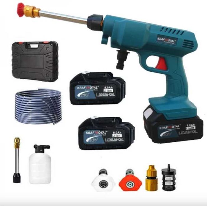 Акумулаторна водоструйка KraftRoyal 36v с 2 батерии 8Ah