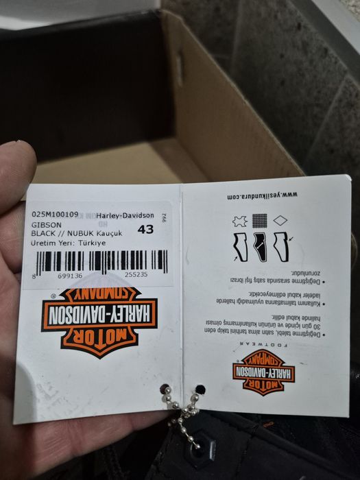 Ghete Harley Davidson Gibson 43 piele întoarsă