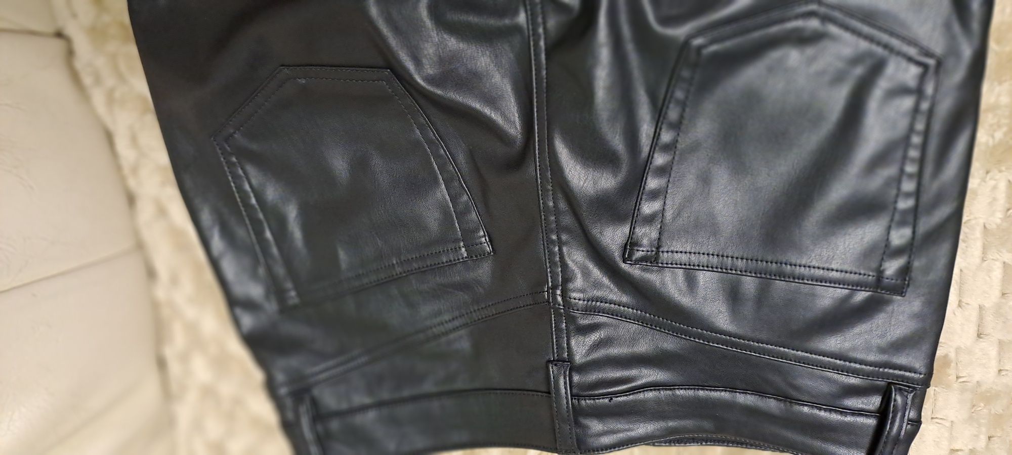 Pantalon piele H&M