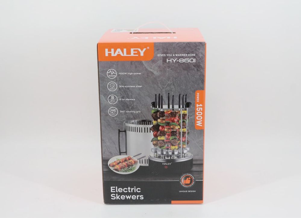 Шашлычница HALEY HY-8601 — 8 шампуров