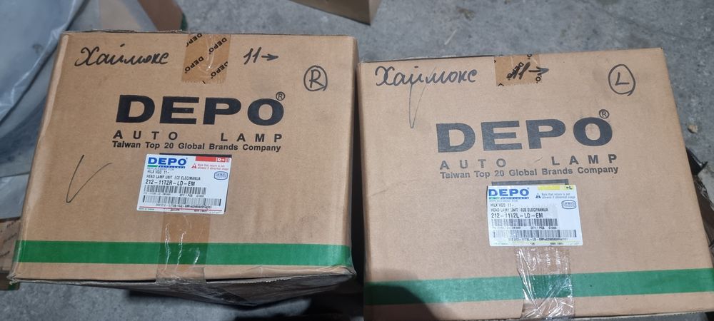 Фары тойото хайлюкс 11-15год