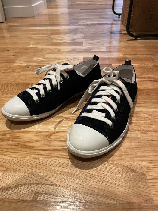 Vand tenisi Prada originali, mărime 40 bleumarin