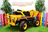 Basculanta electrica pentru copii Kinderauto BJ797 4x45W 12V #Yellow