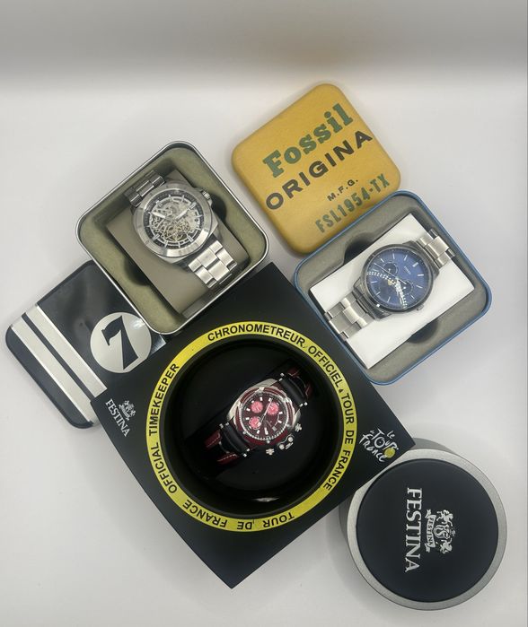 Fossil BQ2425 Watch, Fossil Minimalist FS5907, Festina F16543