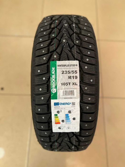 235/55 R19 ROCKBLADE winterplus stud III шипованные