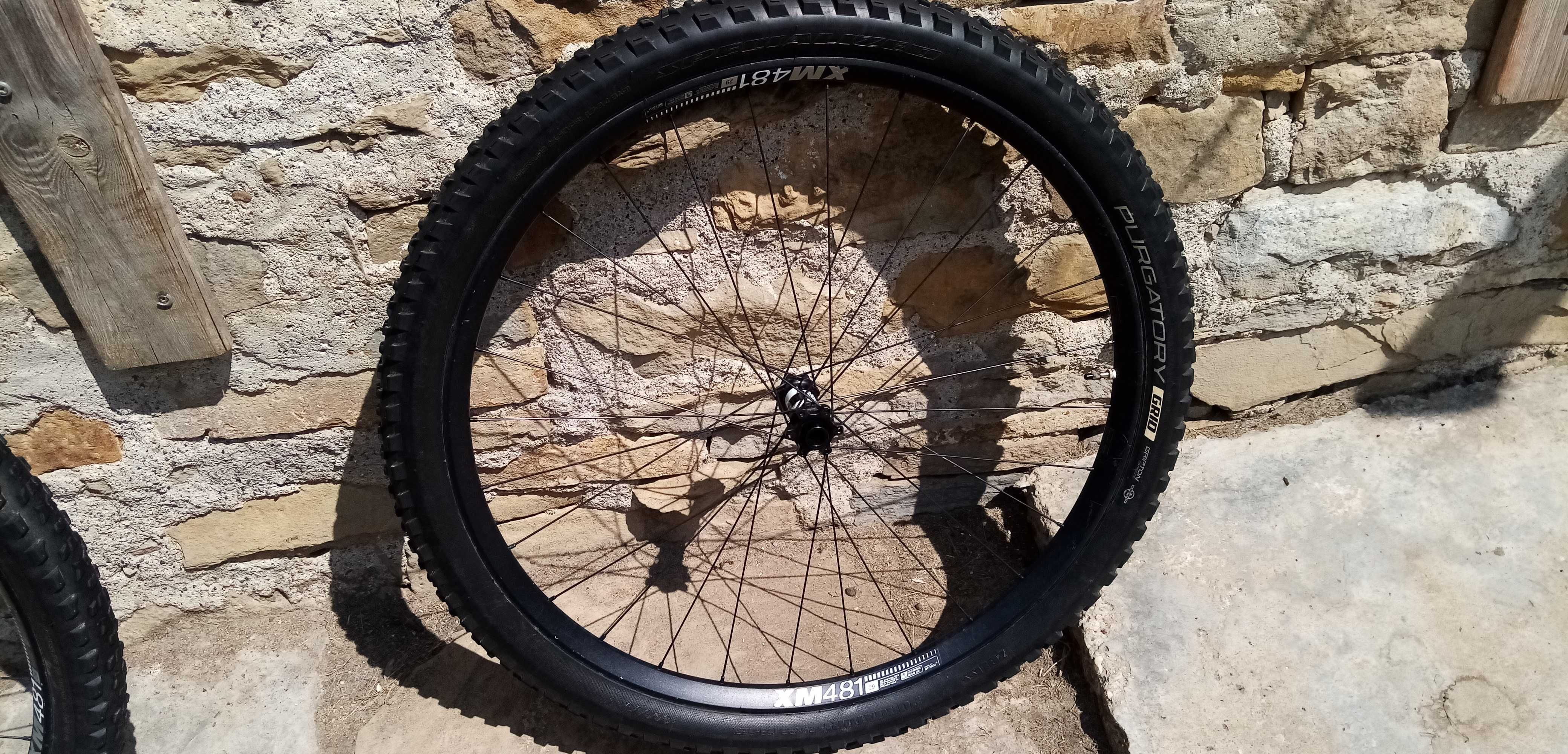 DT Swiss Капли 29 цола, XM481, 350 главини, 110x15 148x12, Shimano 11s