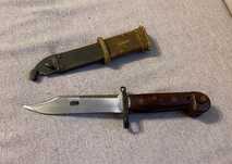 Baioneta militara AKM AK47 Kalasnikov - Armata Romana - originala
