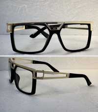 Dita Мъжки слънчеви очила маска 3 цвята черни прозрачни