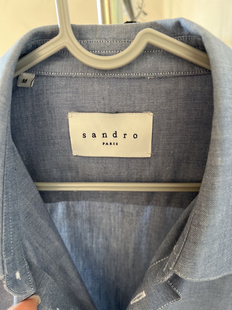 Мужская рубашка Sandro Paris оригинал original размер М