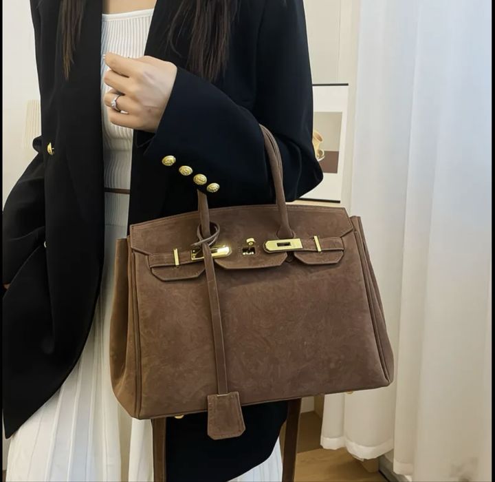 Сумочка из нат. замши, на заказ