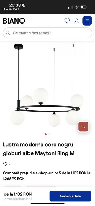 Vand lustra Maytoni  Ring