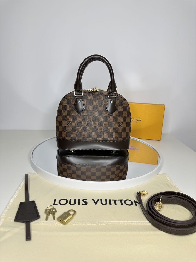 Geanta Louis Vuitton Alma BB piele canvas 100% cadou (81)