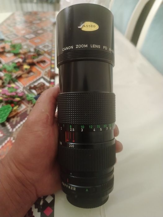 Обьектив Canon zoom lens fd 80-200 mm 1:4.