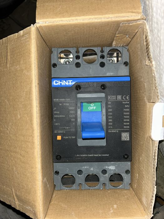 Автоматический выключатель CHINT 315A
