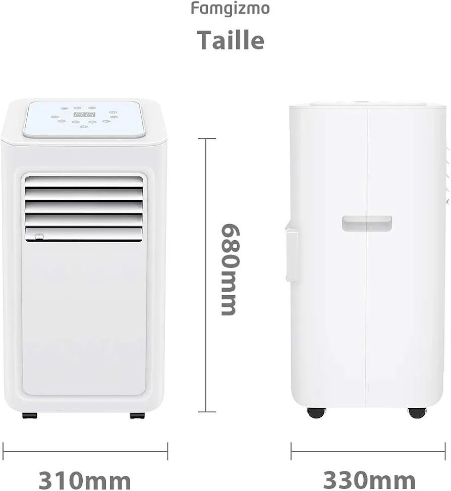 3 в 1 мобилен климатик 7000 BTU - Охлаждане, Обезвлажняване, Вентилаци