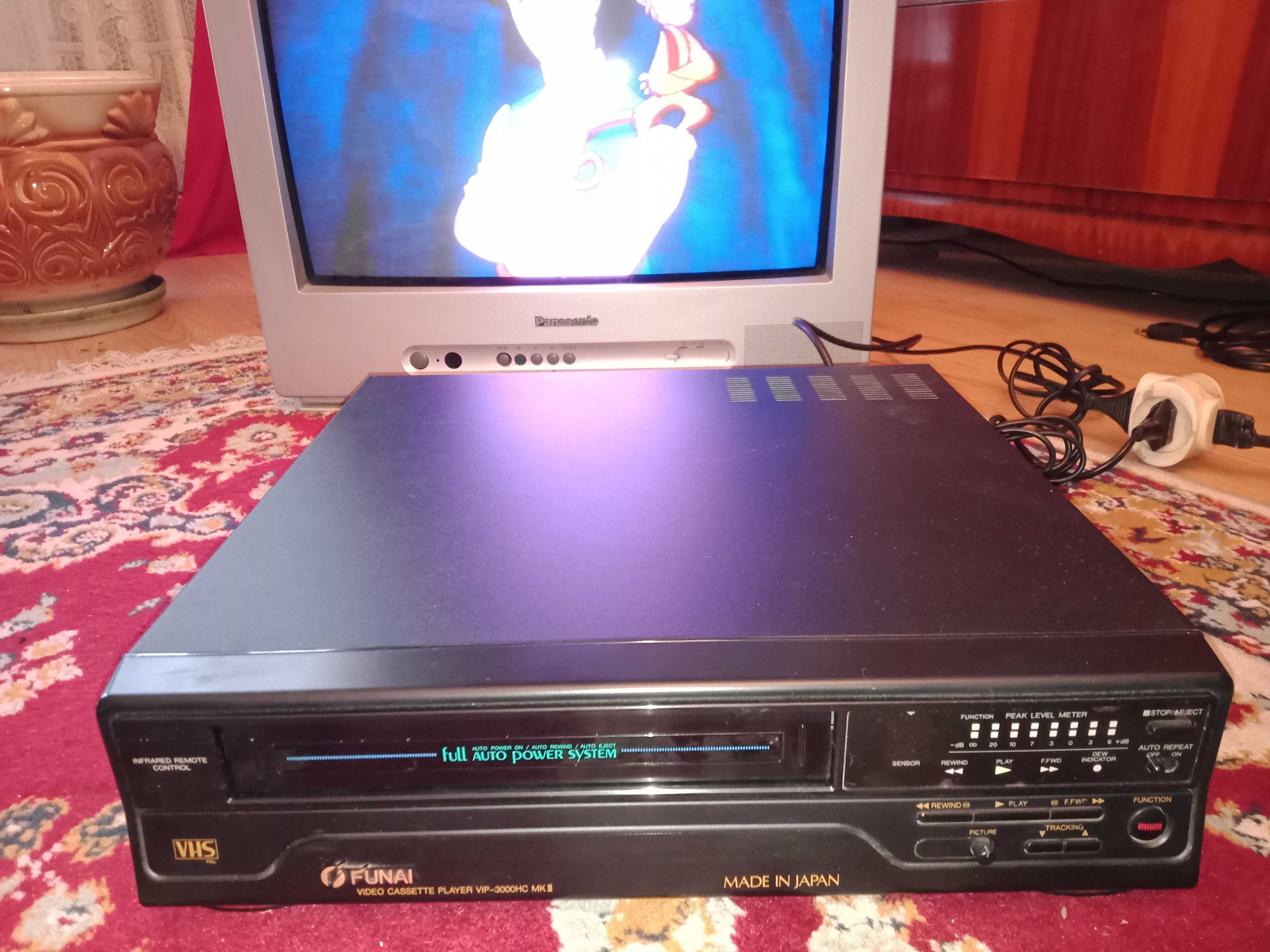 Video vhs Funai vip-3000HC mk3 cutie telecomanda nou