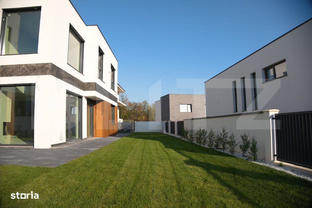 Vila Smart Home,tamplarie casa pasiva,jaluzele ascunse, semineu, sauna