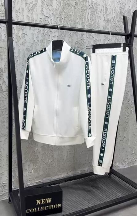 Trening barbati Lacoste alb