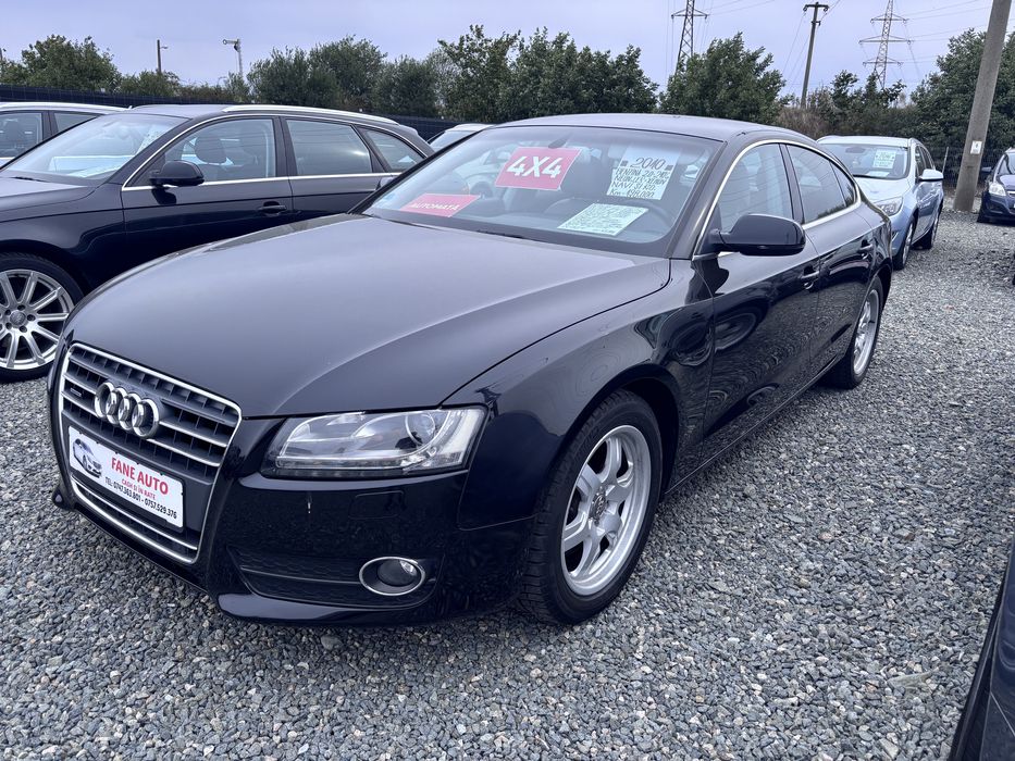 Audi A5 2.0 benzina 210 cp automat quattro 198.000 km 2010