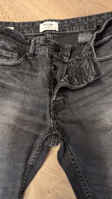 Мъжки черни дънки Only&Sons 30/32