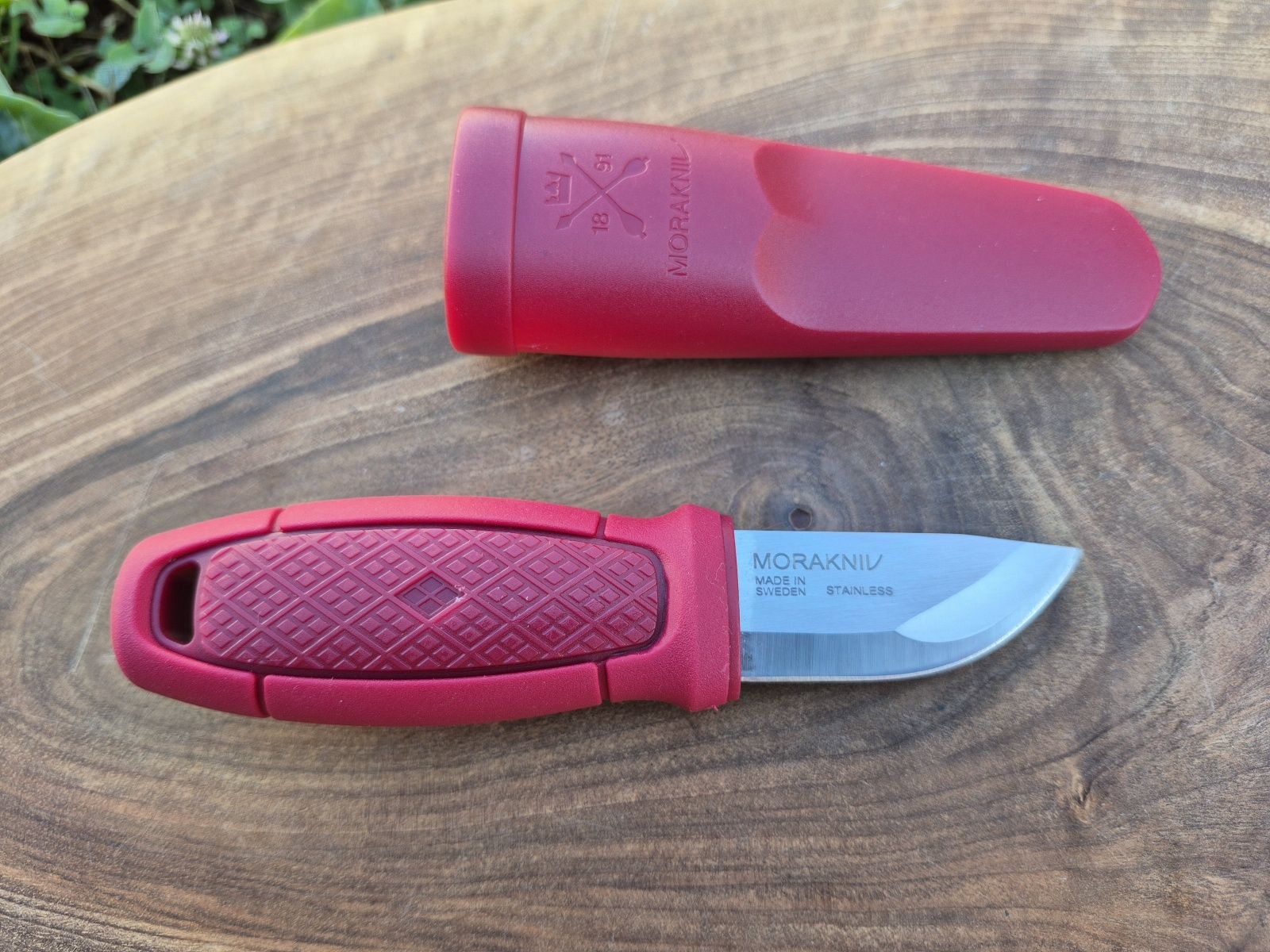 Шведски джобен нож Morakniv Eldris с фиксирано острие и кания,Sandvik