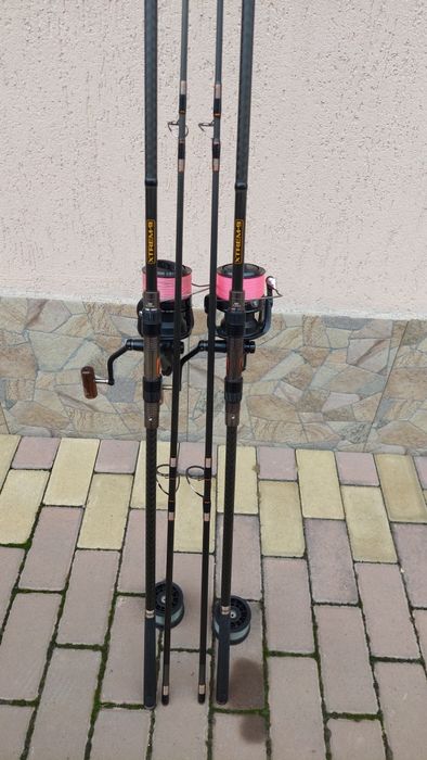 Set crap: 2 x okuma cb 60, 2 x caperlan xtrem 9 de 3.60m 3,25lb
