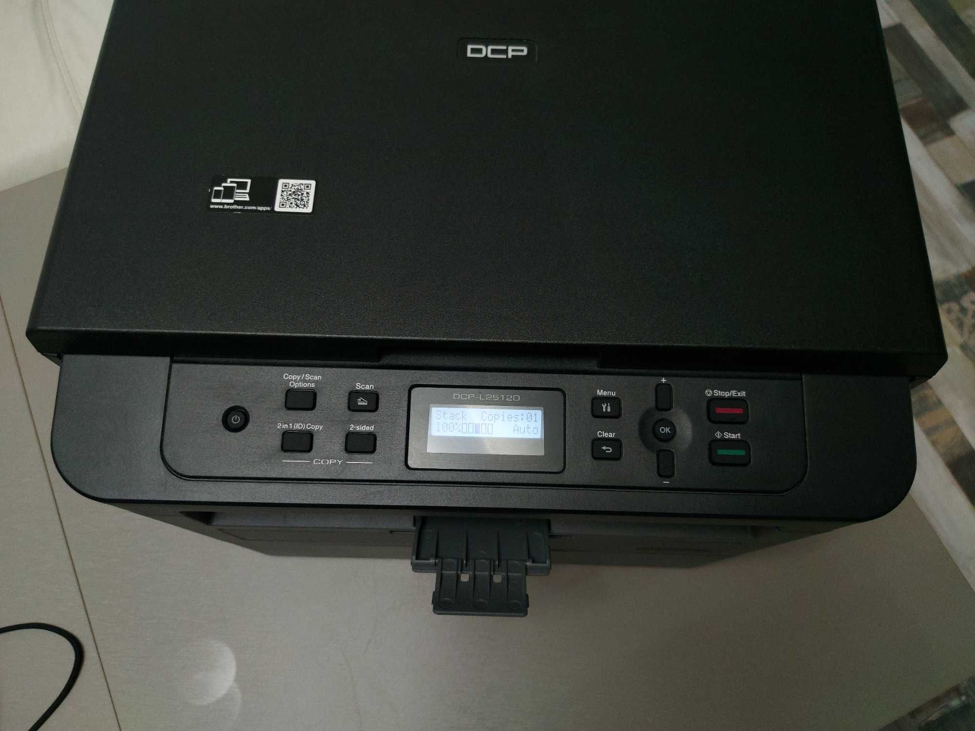 Brother DCP-L2512D – Монохромен лазерен мултифункционален принтер