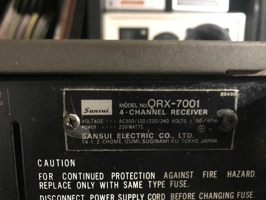 Sansui QRX 7001 receiver 4 canale