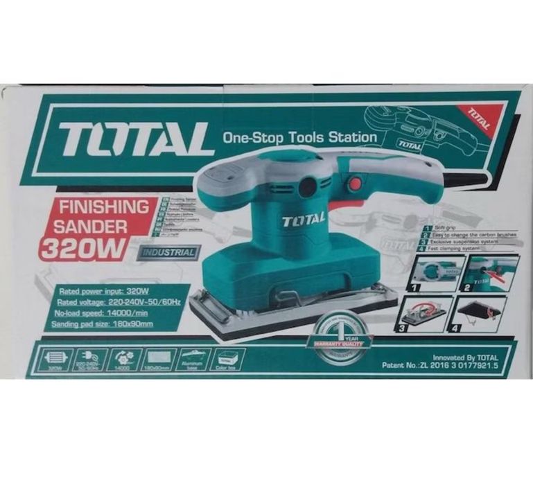 Masina de slefuit Total TF1301826, 320 W