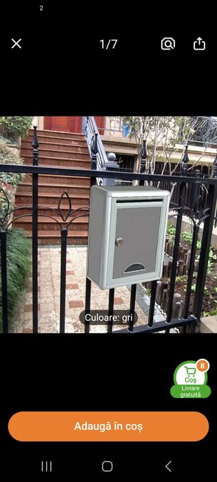 Cutie poștală oțel inoxidabil