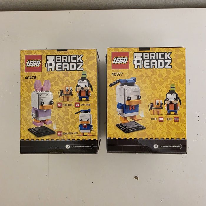 Lego brickheadz Donald 40377 si Daisy 40476