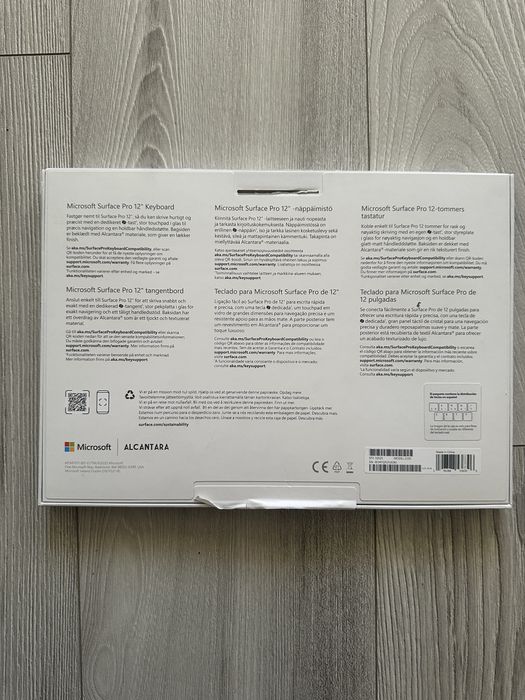 Клавиатура на microsoft surface 12”