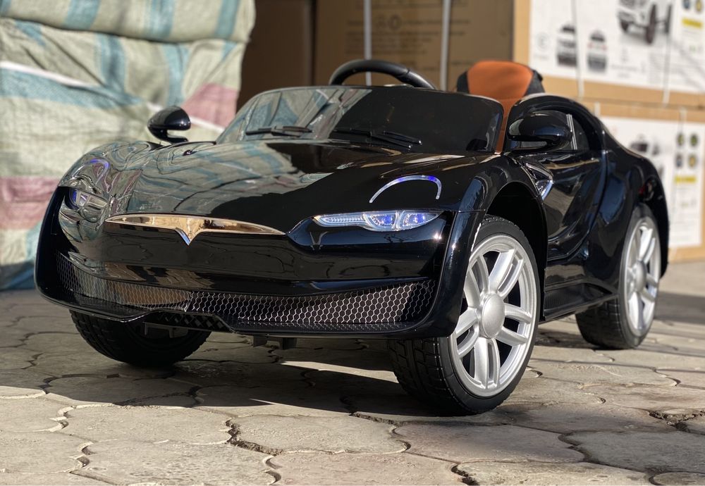 Детская машина Tesla электромобиль подарок для детей 4WD