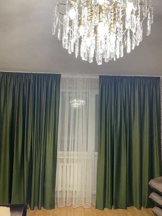 портьеры хаки высота 3 метра