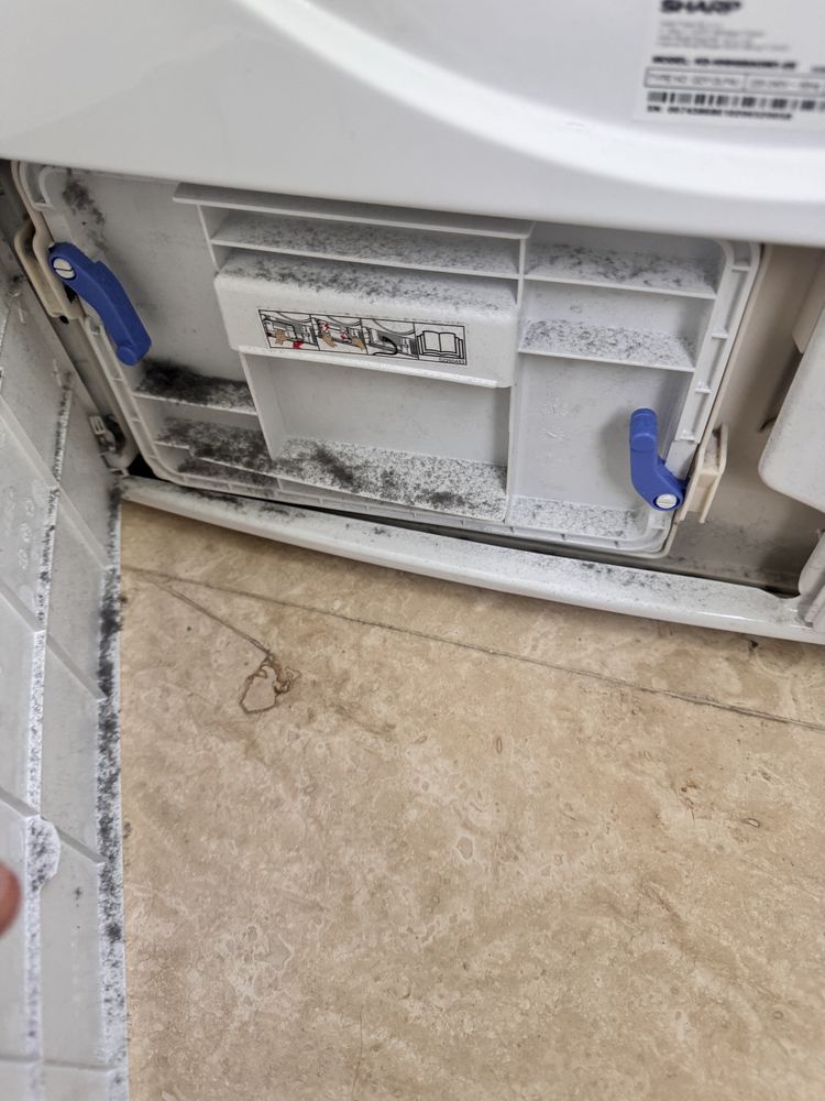Uscător de rufe Sharp KD-HHH8S8GW3 8 kg A+++ cu pompa de caldura
