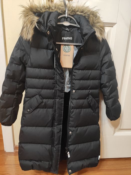 Пуховик парка куртка пальто девочки Reima оригинал пух перо