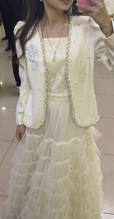 платье двойка,(платье + пиджак)